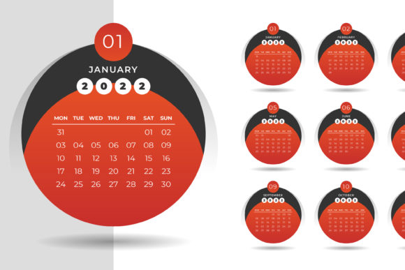 Download Creative Modern Calendar Template - Modern calendar Collection