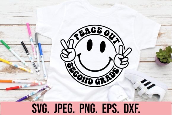 Download Peace out 2nd Grade Graduation Shirt SVG - Graduation shirt svg Collection