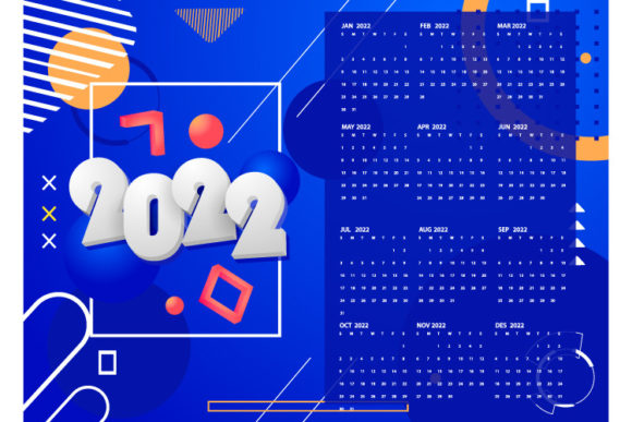 Download Creative and Modern Calendar 2022 - Modern calendar Collection