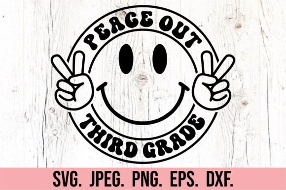 Download Peace out 3rd Grade Graduation Shirt SVG - Graduation shirt svg Collection