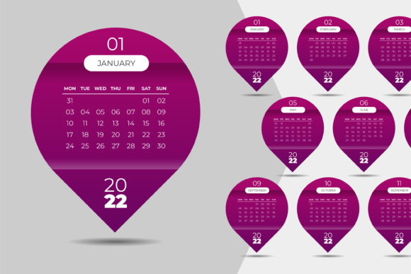 Download Creative Modern Calendar Template - Modern calendar Collection