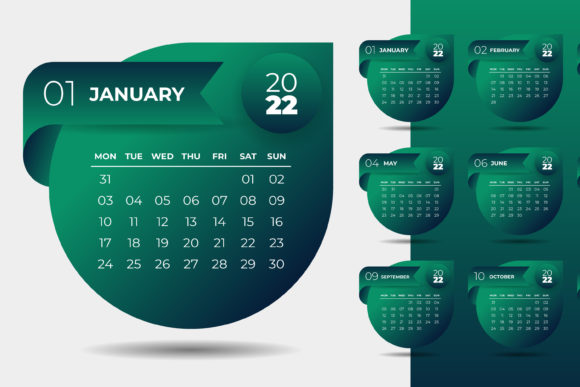 Download Creative Modern Calendar Template - Modern calendar Collection