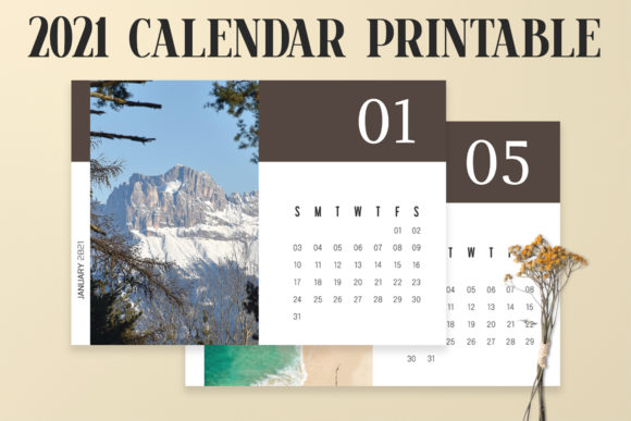 Download Modern Calendar 2021 Printable Template - Modern calendar Collection