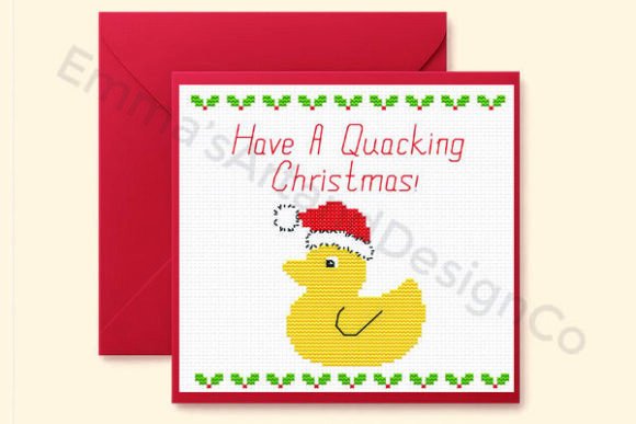 Download Quicking, Stitch Christmas Card - Premium Resources