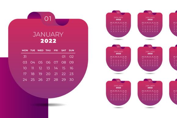 Download Creative Modern Calendar Template - Modern calendar Collection