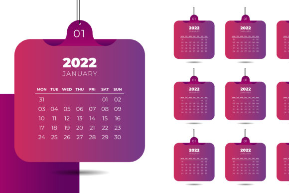 Download Creative Modern Calendar Template - Modern calendar Collection
