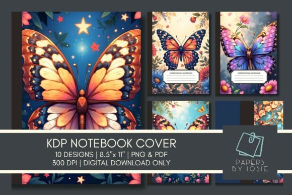 Download Butterly KDP Notebook Cover - Notebook cover Collection