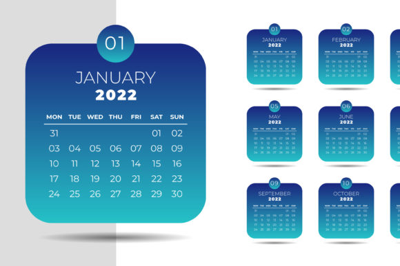 Download Creative Modern Calendar Template - Modern calendar Collection